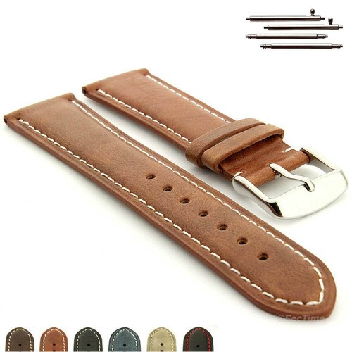 Leather watch strap - watch,