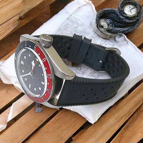 Premium fkm rubber watch strap - premium,