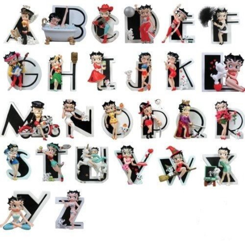 Betty boop alphabet collection - alphabet,