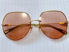 Chloé Pilot Gold Plated & Green Ladies Sunglasses - CH0135S, 008, 61-16-145