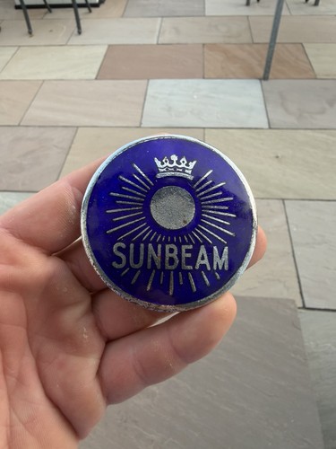 Sunbeam original tank - sunbeam, badge