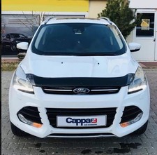 Bug Guard Bonnet Protector Solid Black Acrylic For Ford Kuga 2013-2016