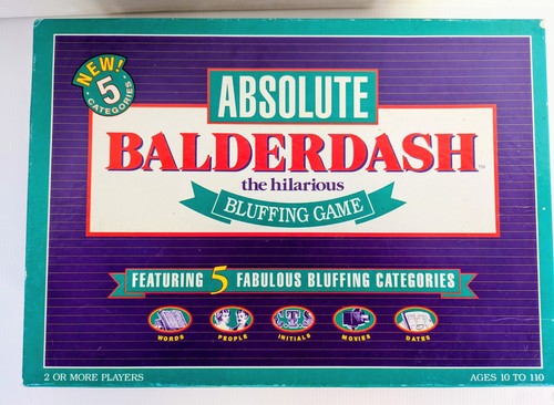 Absolute balderdash board game - balderdash,