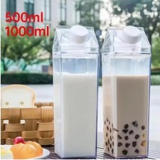 1pc 500/1000ml Milk Bottle