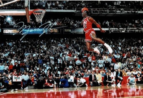 Michael jordan autographed - jordan,