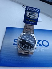Seiko 5 Automatic Arabic Dial Watch - SNK063J5