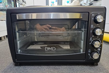 35L Black All-in-One Mini Oven Electric Cooker with Dual Hot Plates