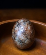 Brown Polished Stone Egg 6cm