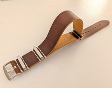 Brown Calfskin Leather One