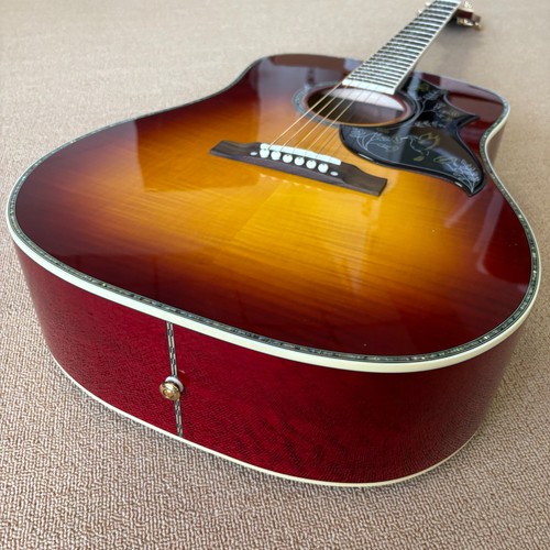 Sunburst acoustic guitar - sunburst,