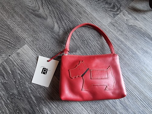 Radley red clutch - radley, purse