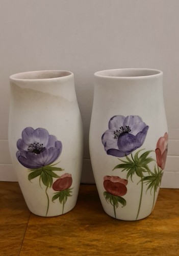 Pair radford ware anemone - 6",