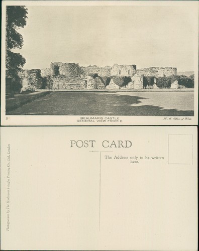 Beaumaris castle general view - castle,