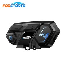 M1-S Pro Motorcycle Intercom 10 Riders Group 2000m Helmet Headset Bluetooth 5.4