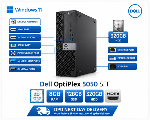 Dell optiplex 5050 - i5-7th, 8gb