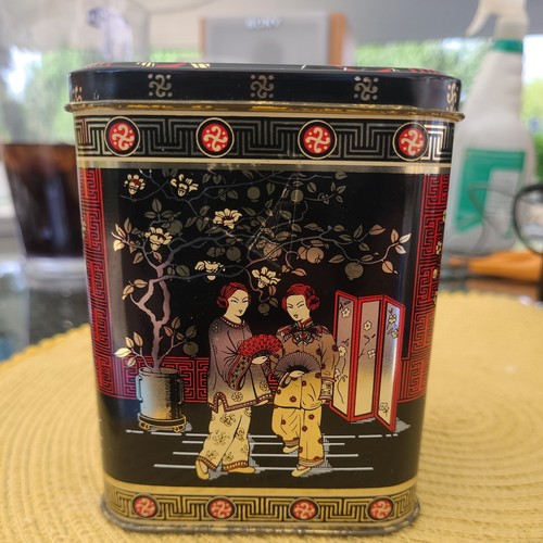 Vintage oriental tea - vintage, caddy