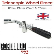? Quality Extendable Wheel Brace Wrench 17 19 21 23mm Tyre Nut Socket Car Van