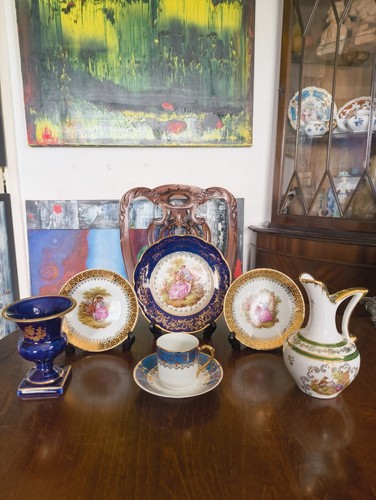 Rare limoges porcelain - limoges, cabinet