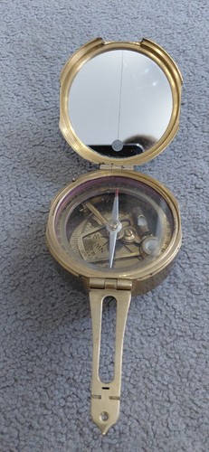 Brass stanley london compass - brass,