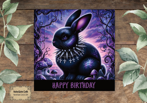 Got 145 gothic birthday card - gothic,
