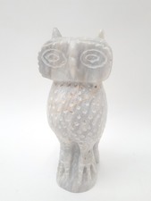 Natural Stone Carved Owl