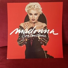 MADONNA You Can Dance 12 X 12 Promo Flat Double Sided 1987 Sire Display Poster