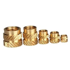 Heat Set Threaded Brass