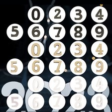 Wooden Numbers 0-9 MDF Large