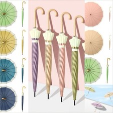 Women Umbrella Wood Handle