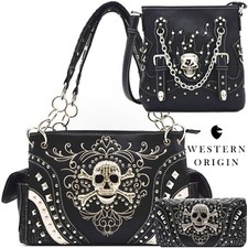 Punk Gothic Skull Crossbone