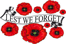 Lest We Forget Red Poppy Day