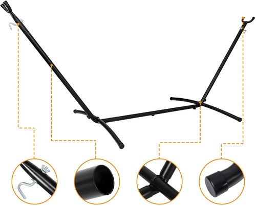 Black 9ft hammock - black,