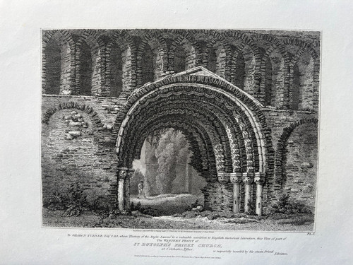 1805 antique print st - print;,