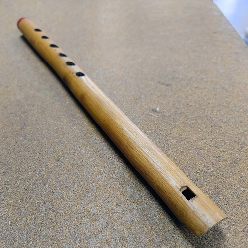 Vintage carved bamboo indian - bamboo,