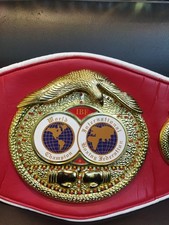 IBF World Boxing Champion Belt Adult Full Size 3D Design Boxing