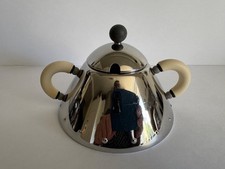 Alessi Sugar Bowl by designer Michael Graves Italy Inox 18/10 Vintage