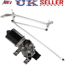 Front Window Windscreen Wiper Motor + Linkage For Renault Clio 2007-2012 New*^#