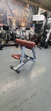 Technogym Preacher Curl / Bicep Curl Bench Commercial Gym Equipment