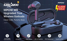 Mpow M9 Wireless Earbuds in Ear 4-Mic Noise Cancelling Call, Bluetooth Earphones