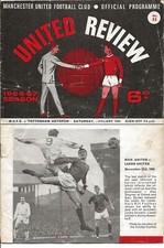 Football Programme>MAN UTD v TOTTENHAM HOTSPUR Jan 1967