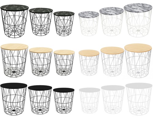 Modern round storage - modern, basket
