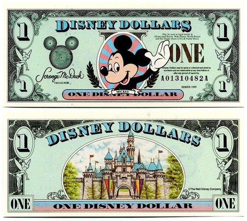 Disney dollar mickey 1999 - mickey,
