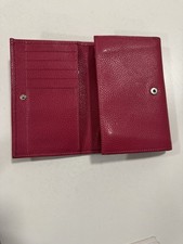 Longchamp Pink Ledger Wallet