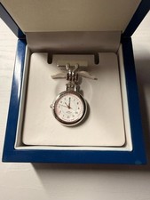 Rotary Nurses' Stainless Steel Silver Fob Watch LP03616/18 brand new