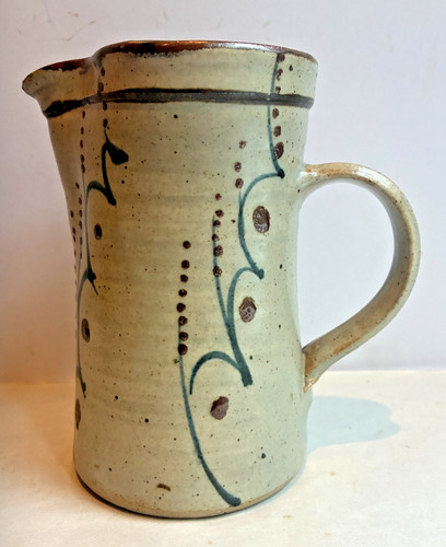 Leach studio pottery jug - studio,