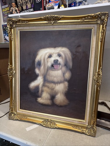 Vintage signed real framed - vintage, oil