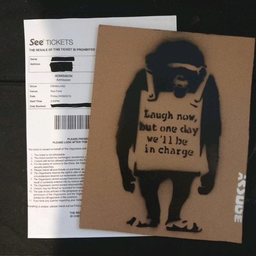 Banksy original signed - , art