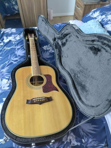 Acoustic guitar with - guitar, hard
