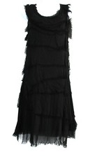 Ladies  30% Silk70% Viscose(ruffles) 95% Viscose(base)Short Dress OneSizeRegular