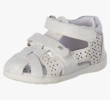 Chicco Girls Leather Shoes White Sandals Galilla Size UK-4.5 ,EU -21